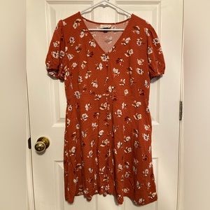 Burnt reddish Universal Thread dress